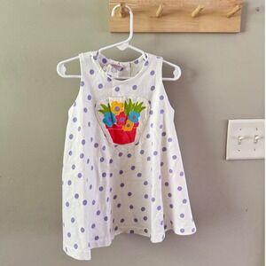 Vintage 4T. Sweet potatoes polka dot dress